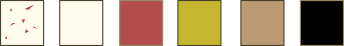 Paleta de colores disponibles